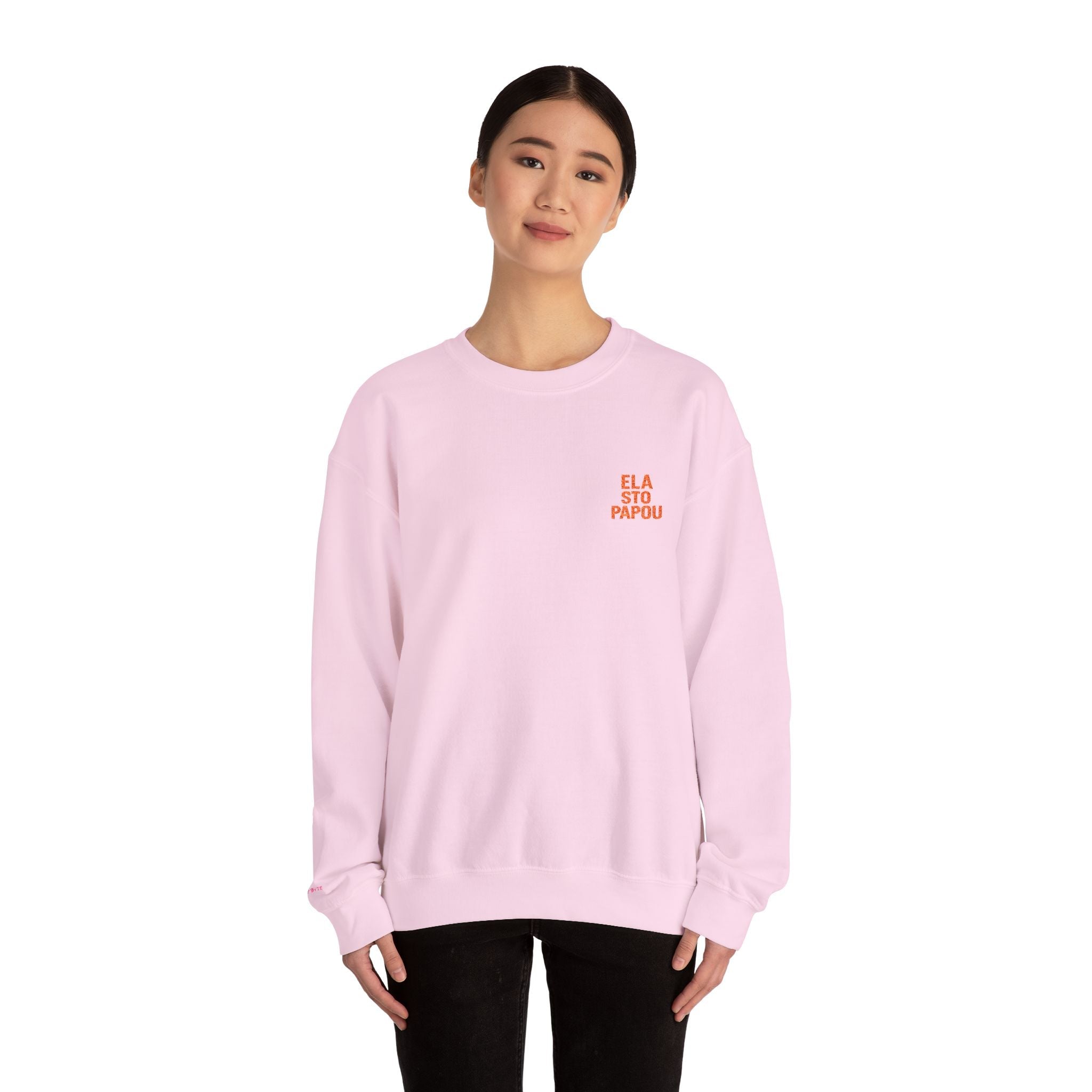Ela Sto Papou Crewneck Sweatshirt - Baby Byte