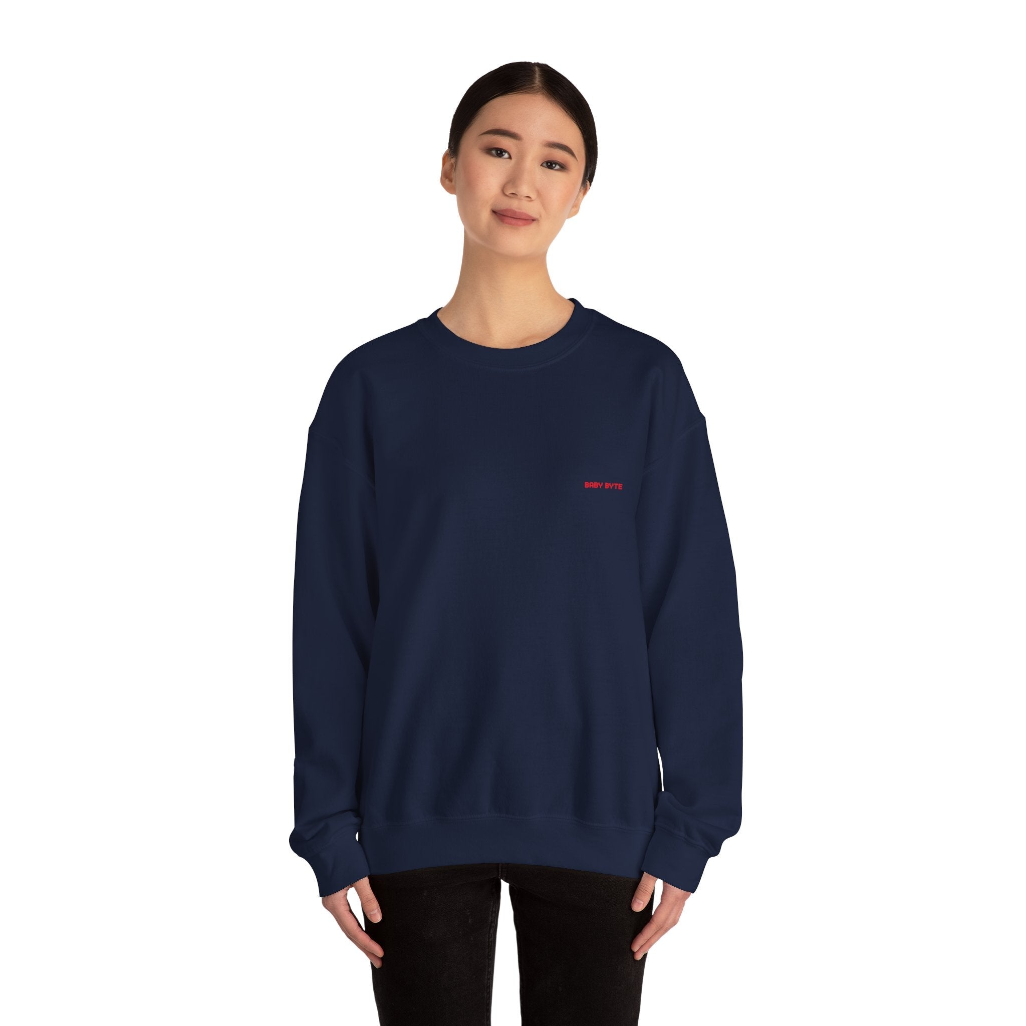 Error 404 Feelings Not Found Crewneck Sweatshirt - Baby Byte