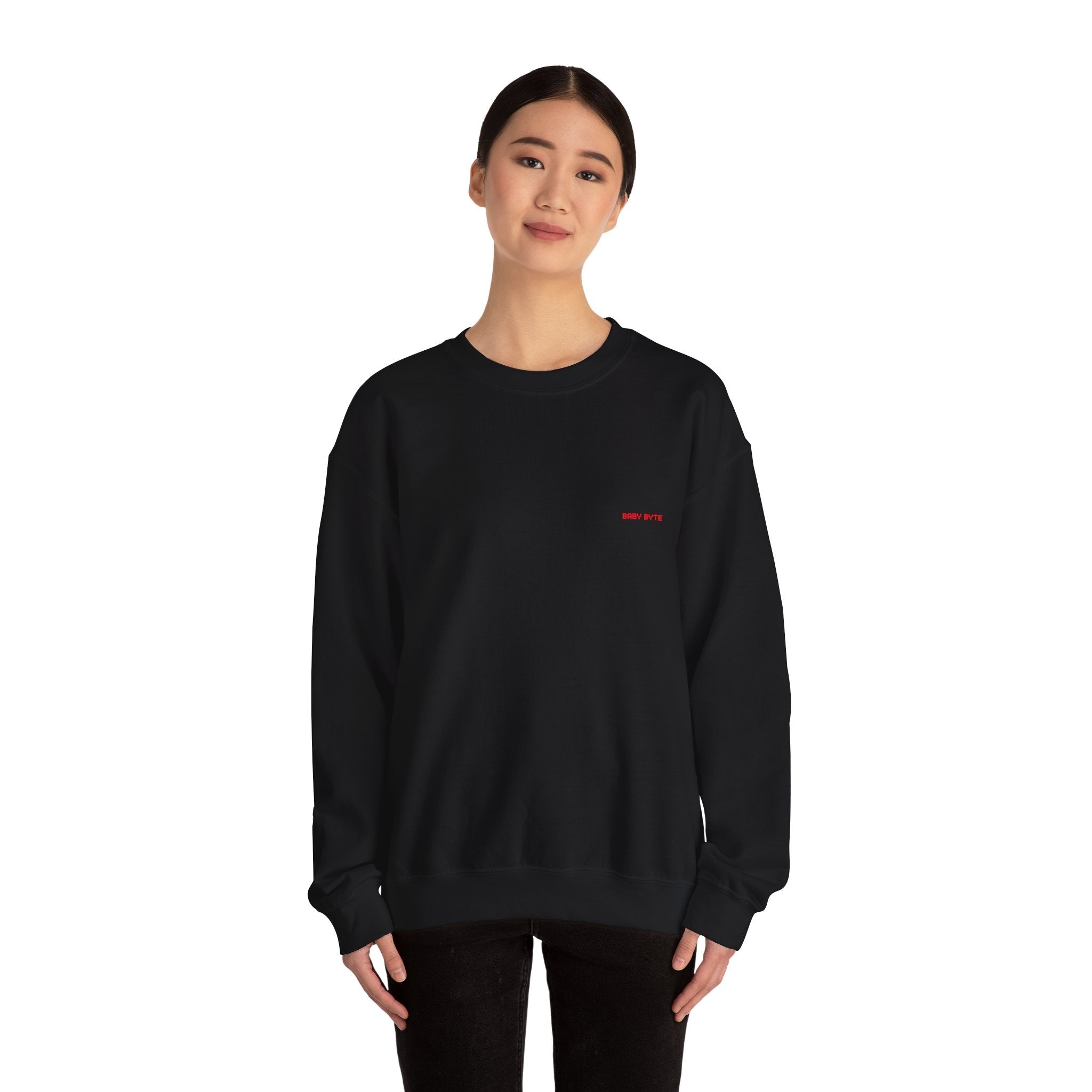 Error 404 Feelings Not Found Crewneck Sweatshirt - Baby Byte