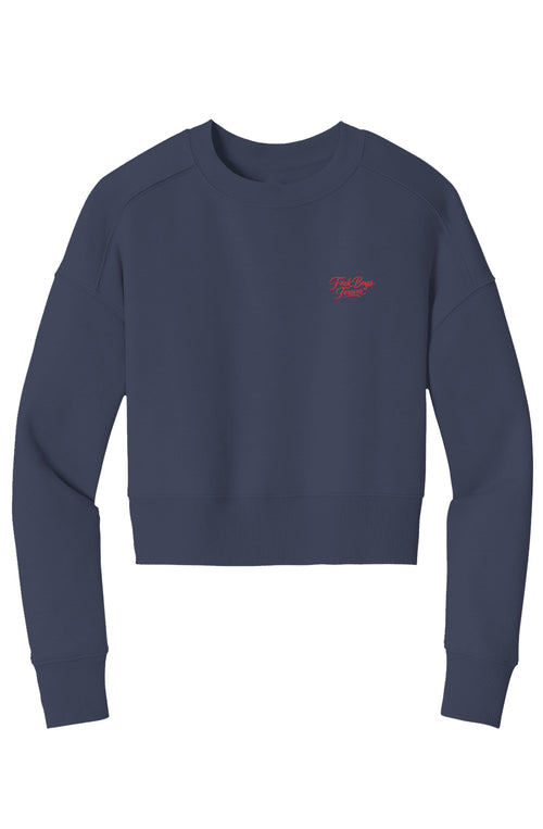 Fck Boys Forever Crop Crew - Baby Byte