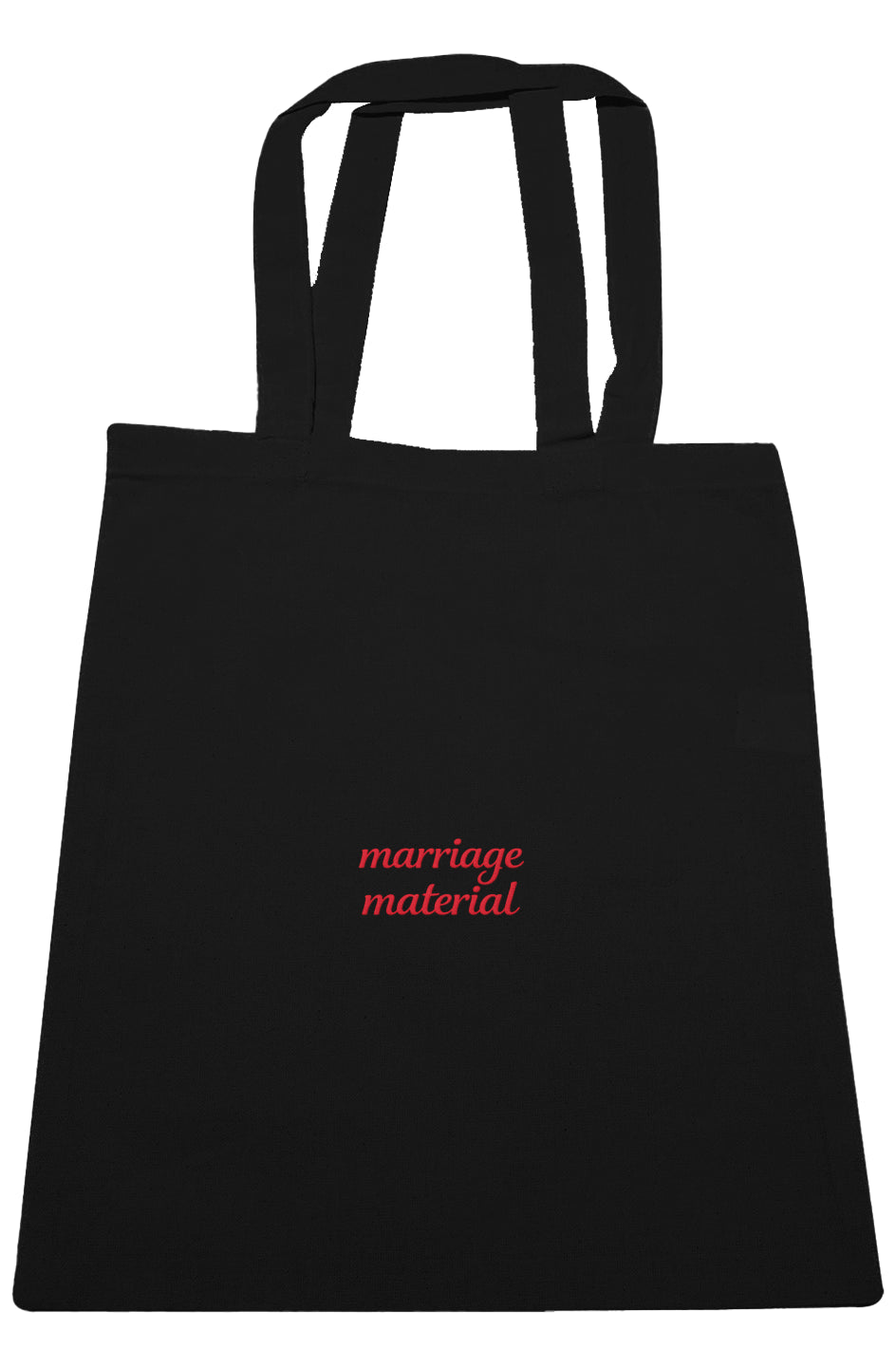 Marriage Material Large Canvas Tote - Baby Byte