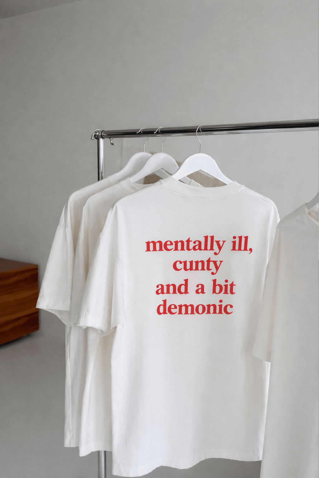 mentally ill, cunty and a bit demonic Unisex Tshirt - Baby Byte