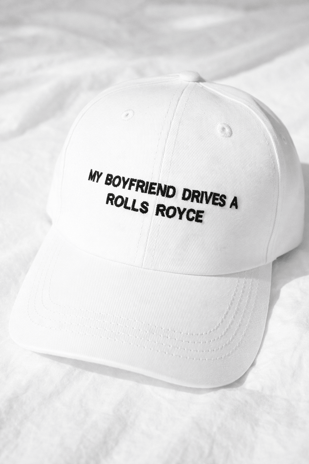 My Boyfriend Drives a Rolls Royce Cap - Baby Byte
