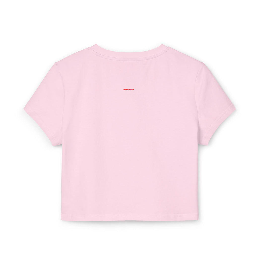 Small Assets Big Returns Women’s Crop Tee - Baby Byte