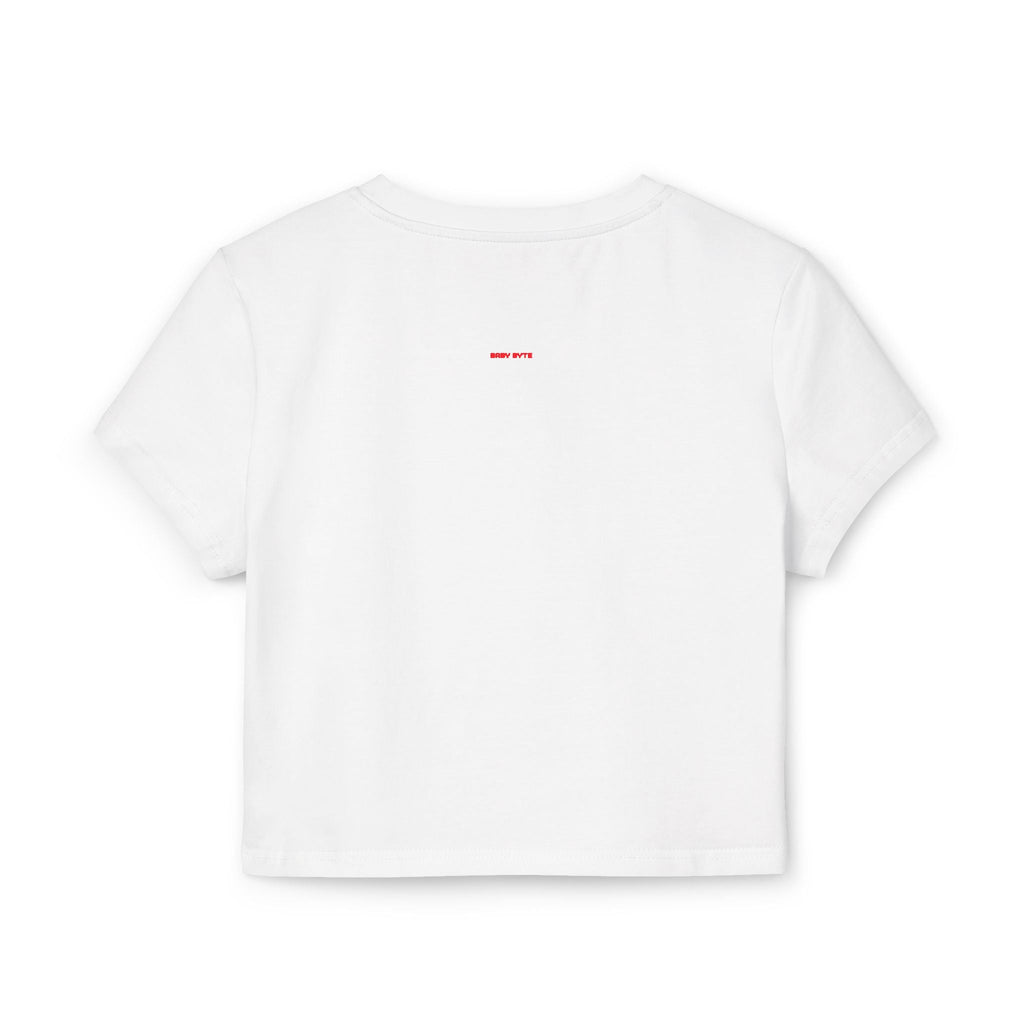 Small Assets Big Returns Women’s Crop Tee - Baby Byte