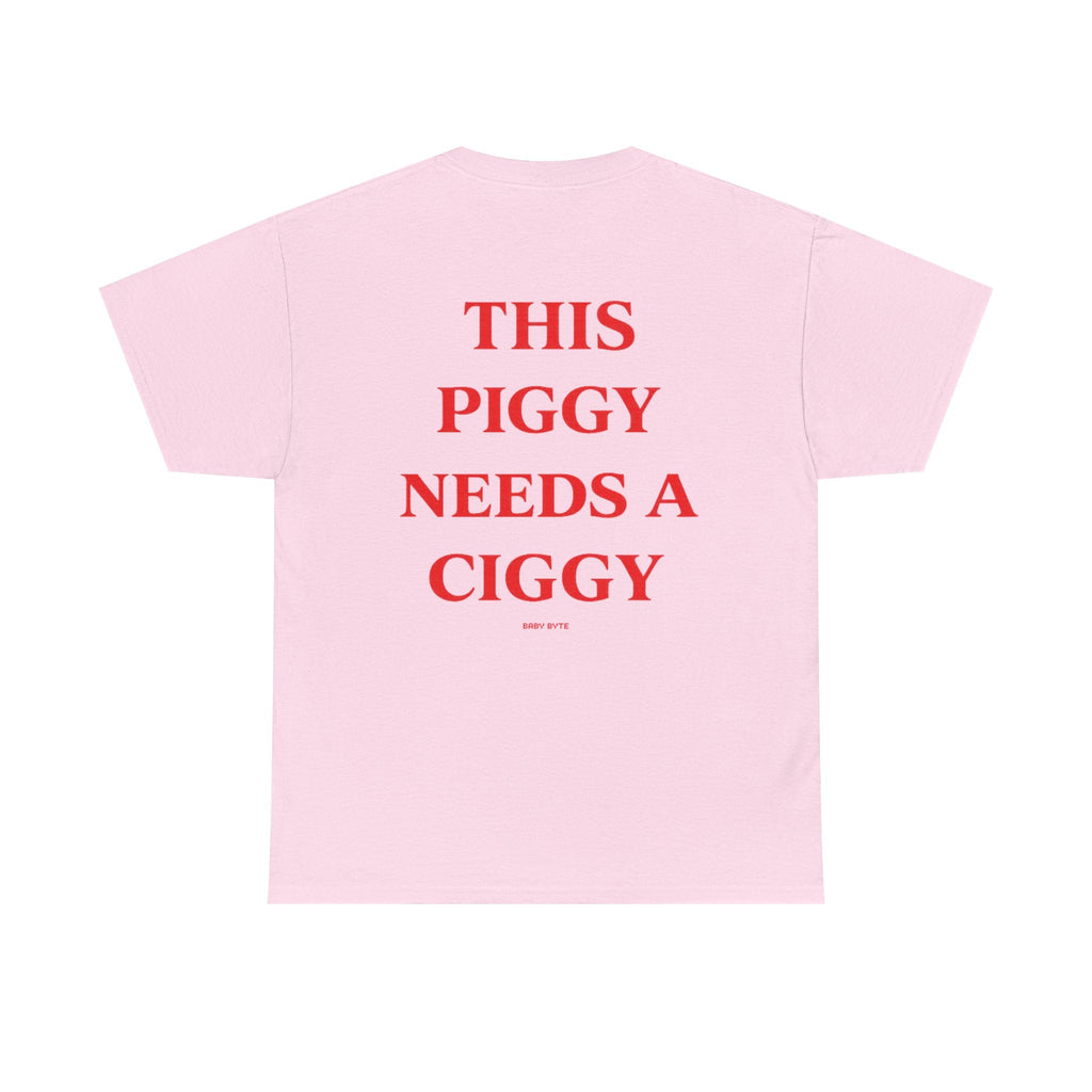 This Piggy Needs a Ciggy Tee - Baby Byte